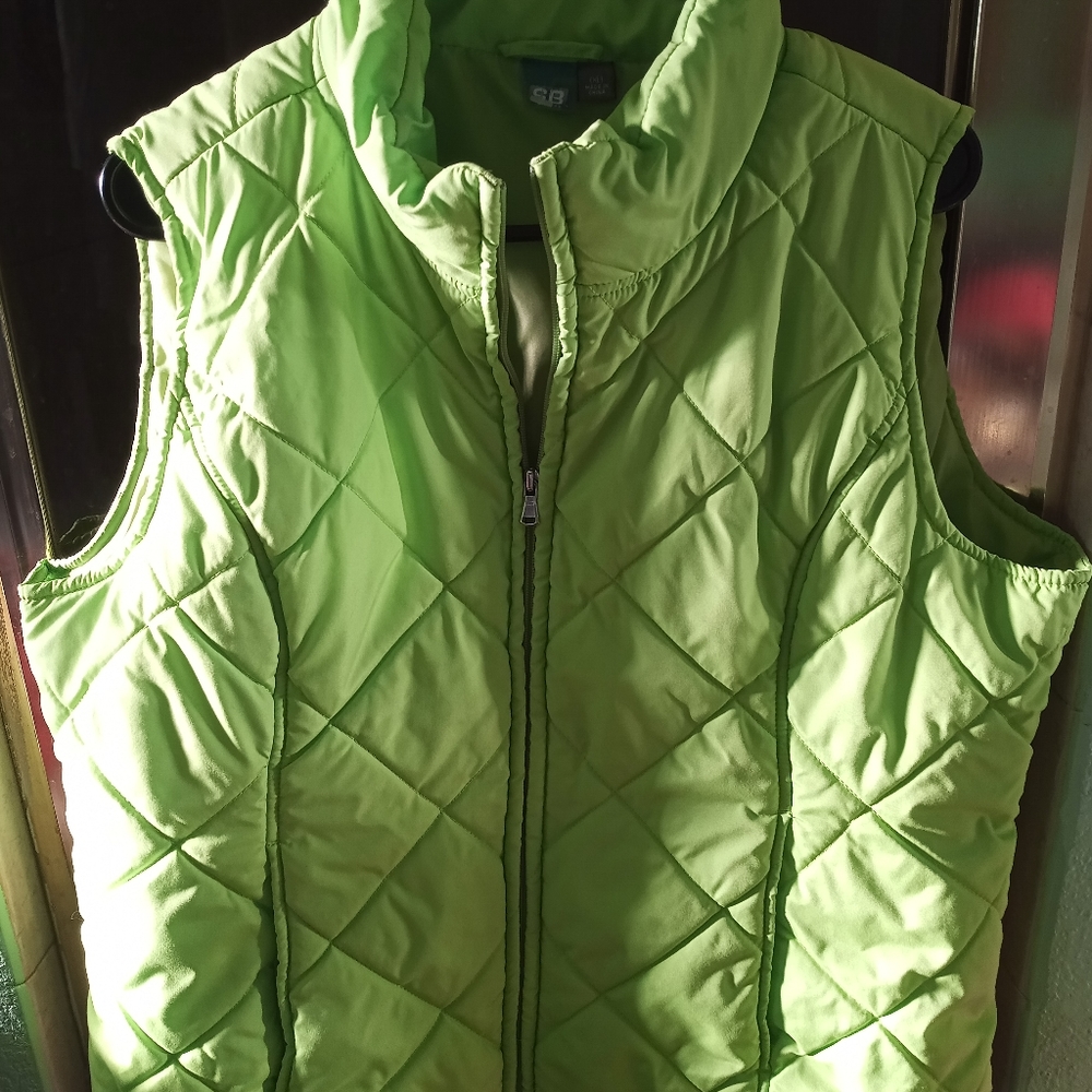 SJB ACTIVE winter vest . XL, green